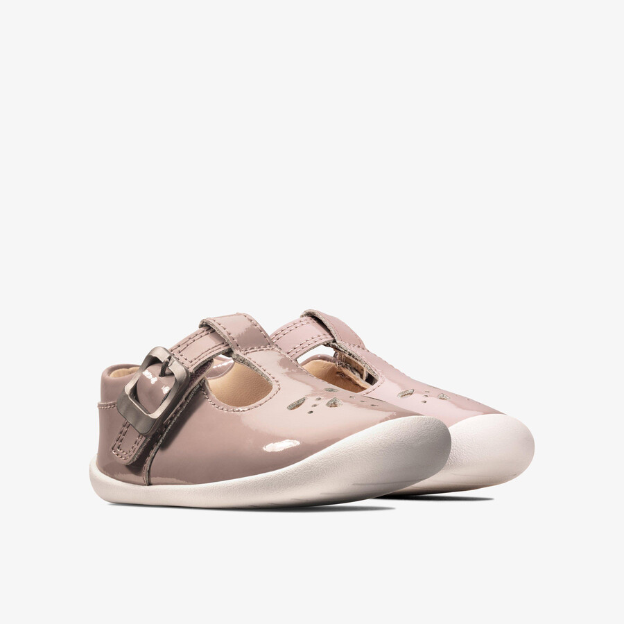 roamer star peuter - roze lakleer