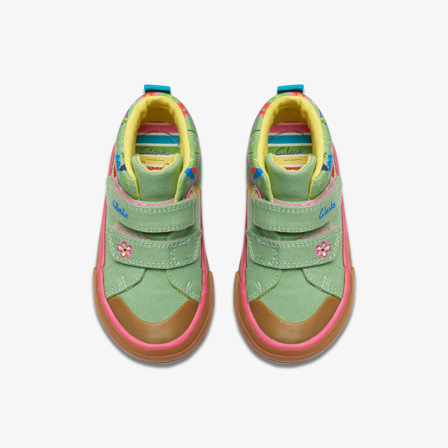 foxing wing hi peuter - lichtgroen