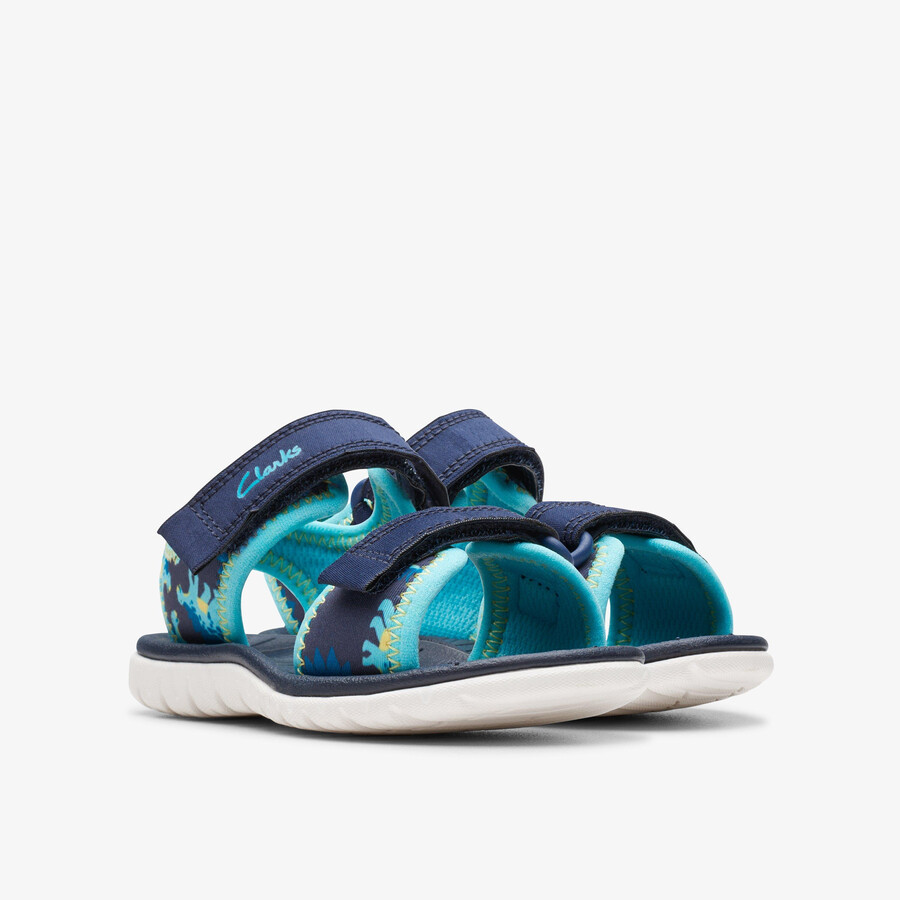 surfing tide peuter - marineblauw