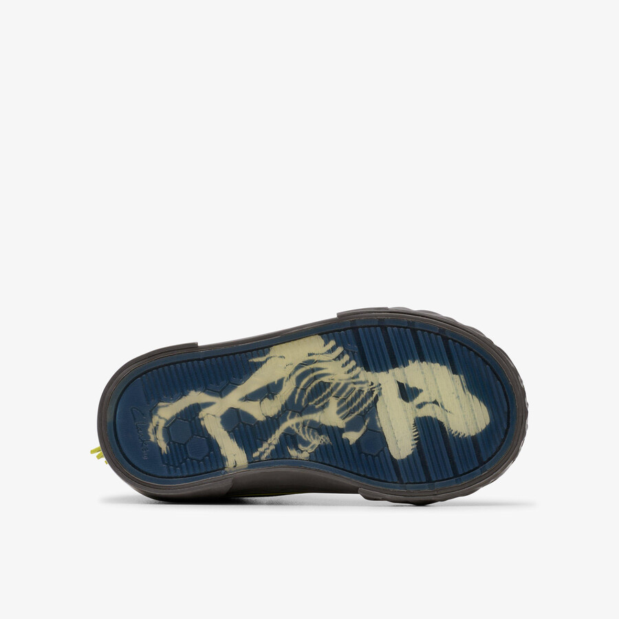 foxing rex hi peuter - zwart canvas