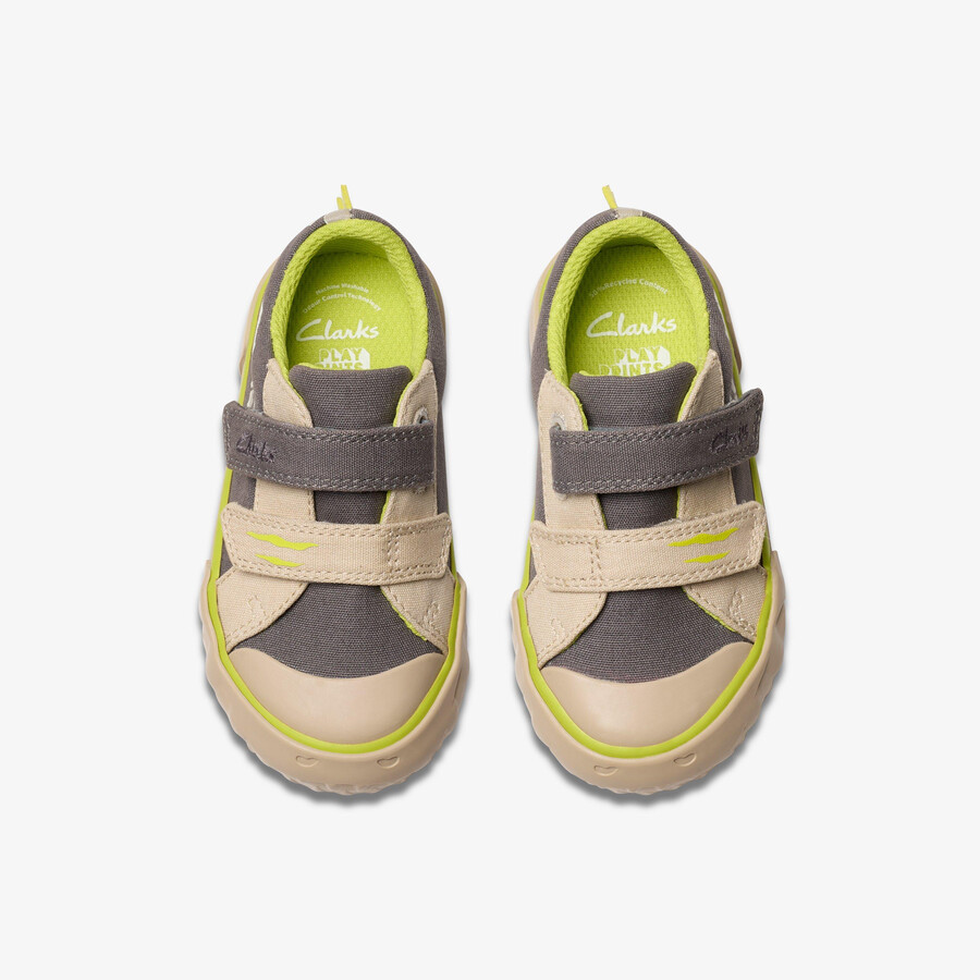 foxing stomp peuter - grijs canvas