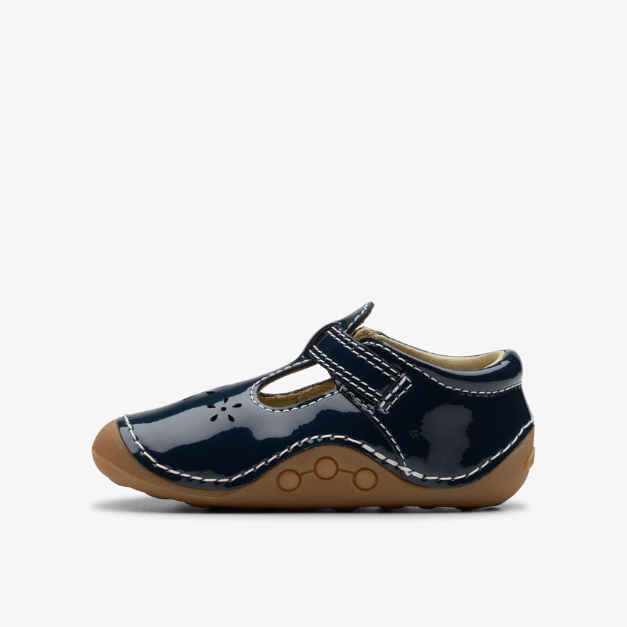 tiny skip peuter - marineblauw patent