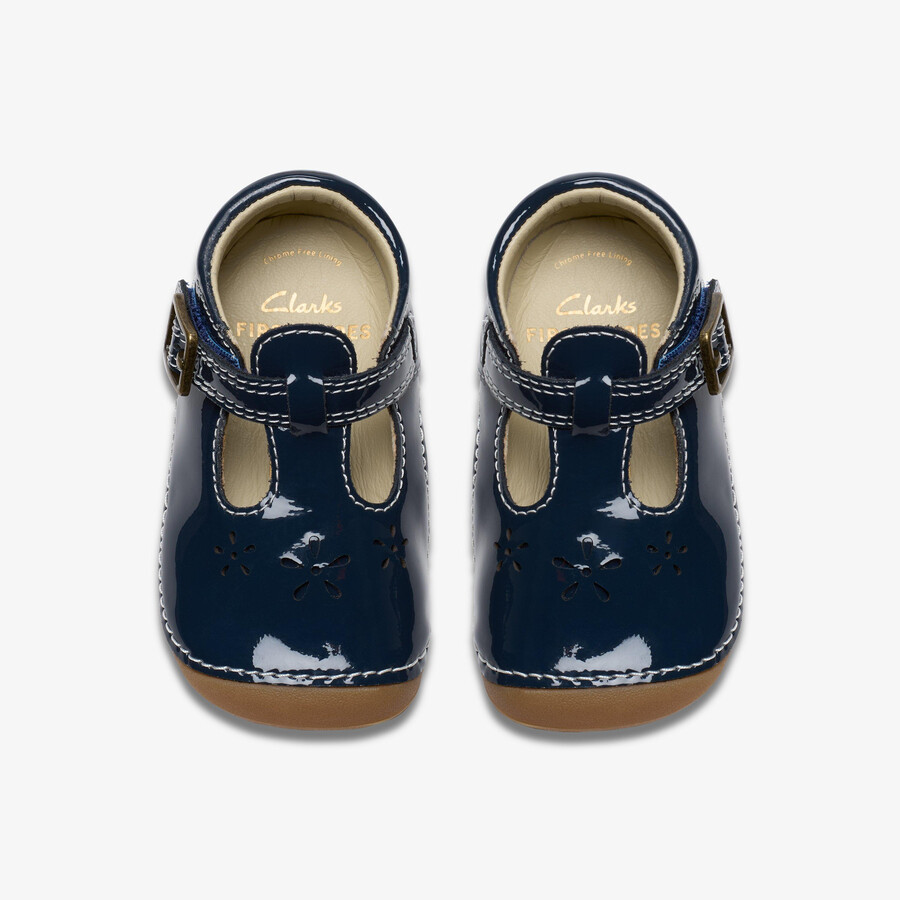 tiny skip peuter - marineblauw patent