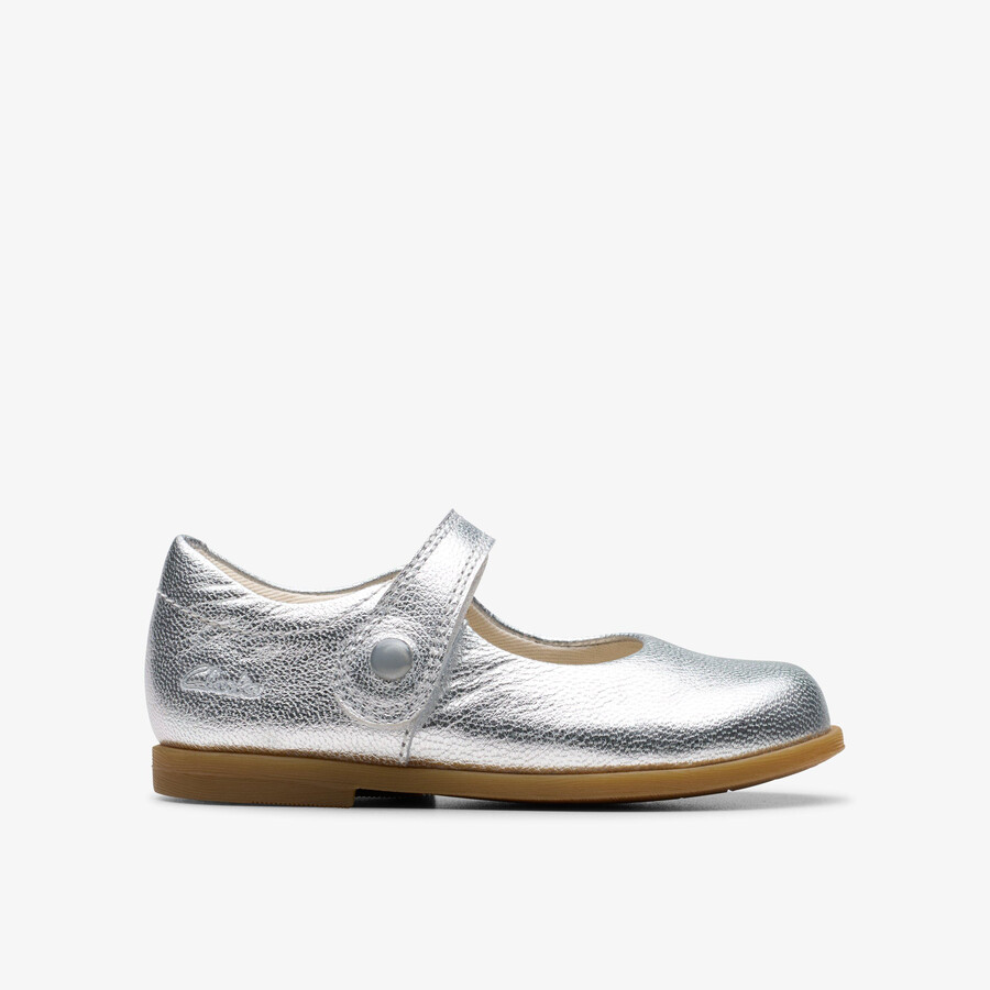 drew tap peuter - zilver metallic