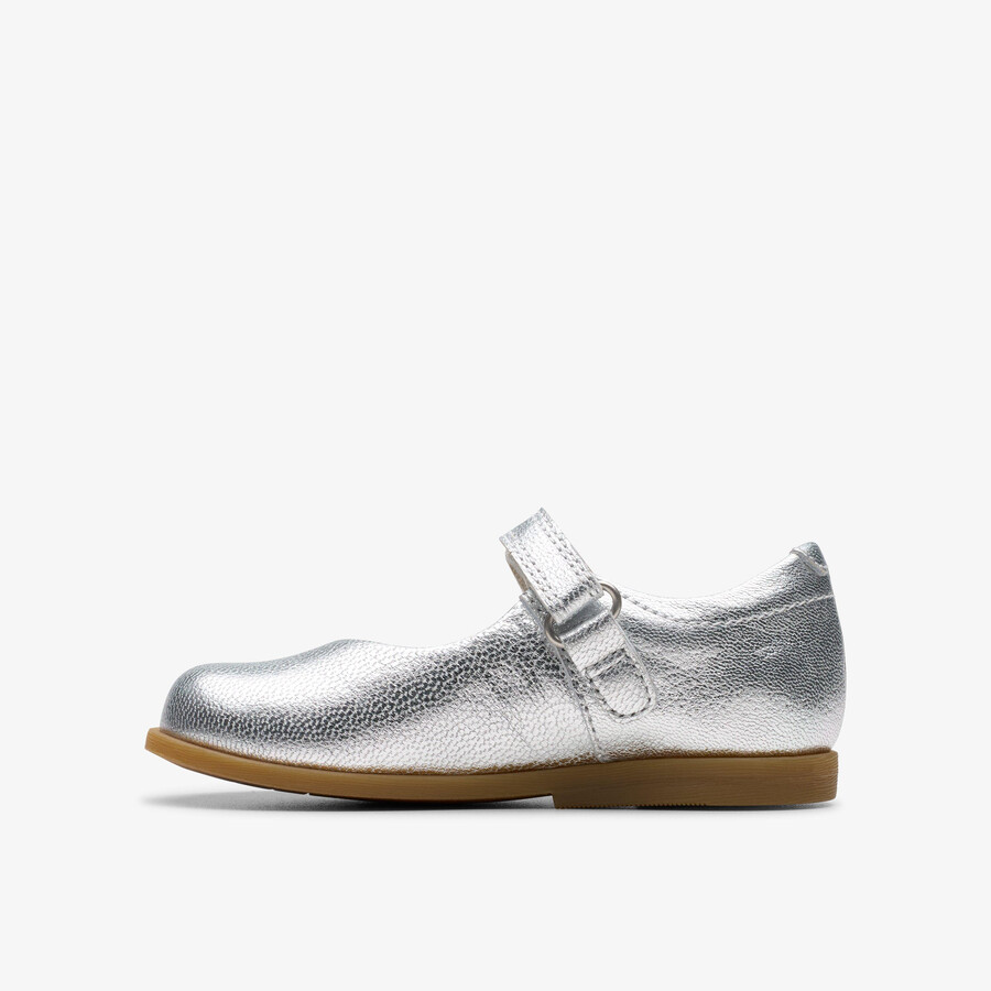 drew tap peuter - zilver metallic