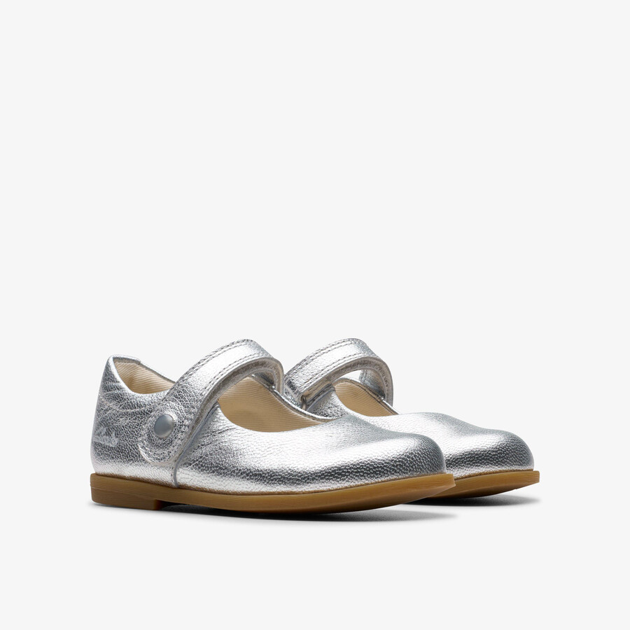 drew tap peuter - zilver metallic