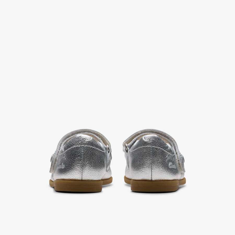 drew tap peuter - zilver metallic