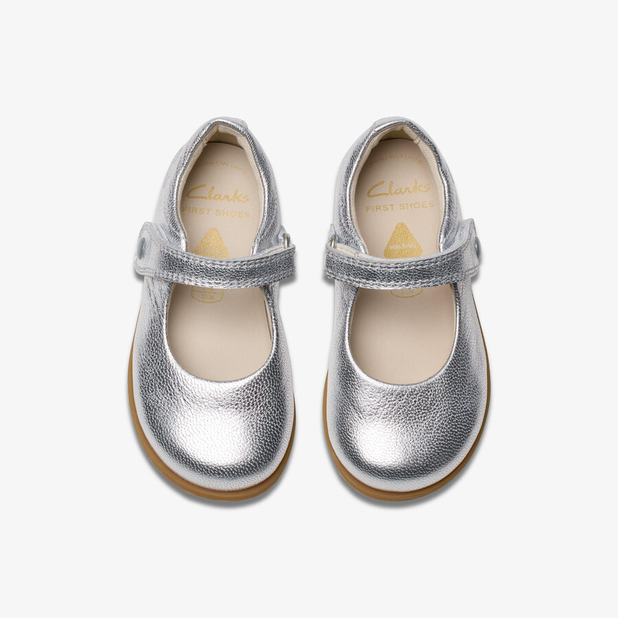 drew tap peuter - zilver metallic