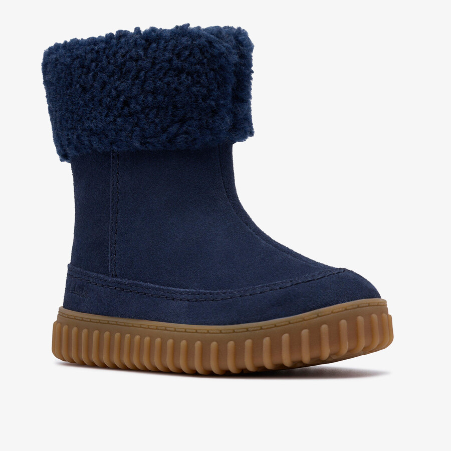 cove snug peuter - marineblauw suède