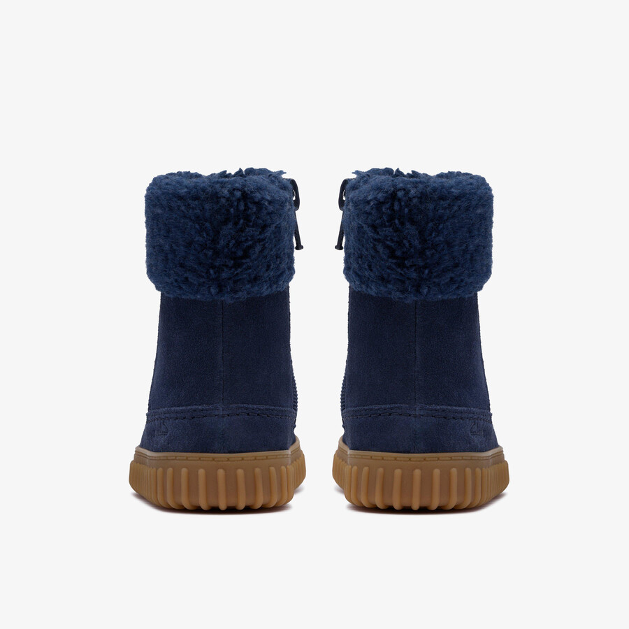 cove snug peuter - marineblauw suède