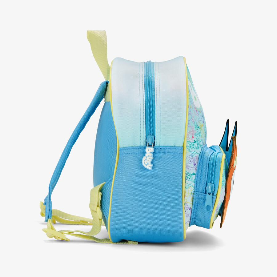 bluey friends rugzak - blauwe combinatie