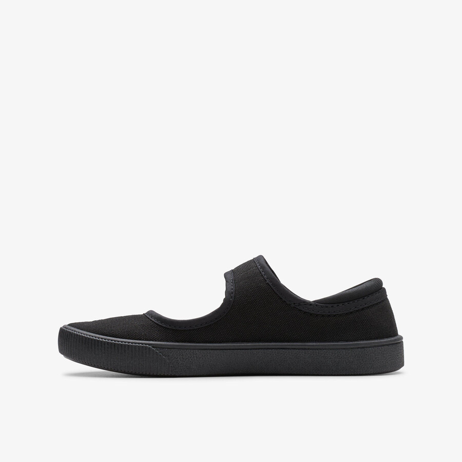 hopper go - zwarte stof