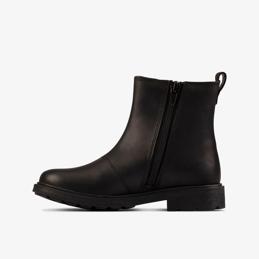 astrol orin kid - zwart leer