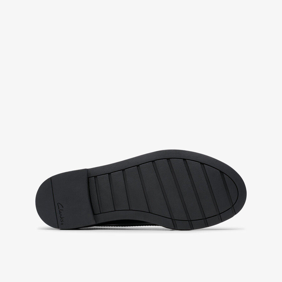 scala loafer kid - zwart lakleer