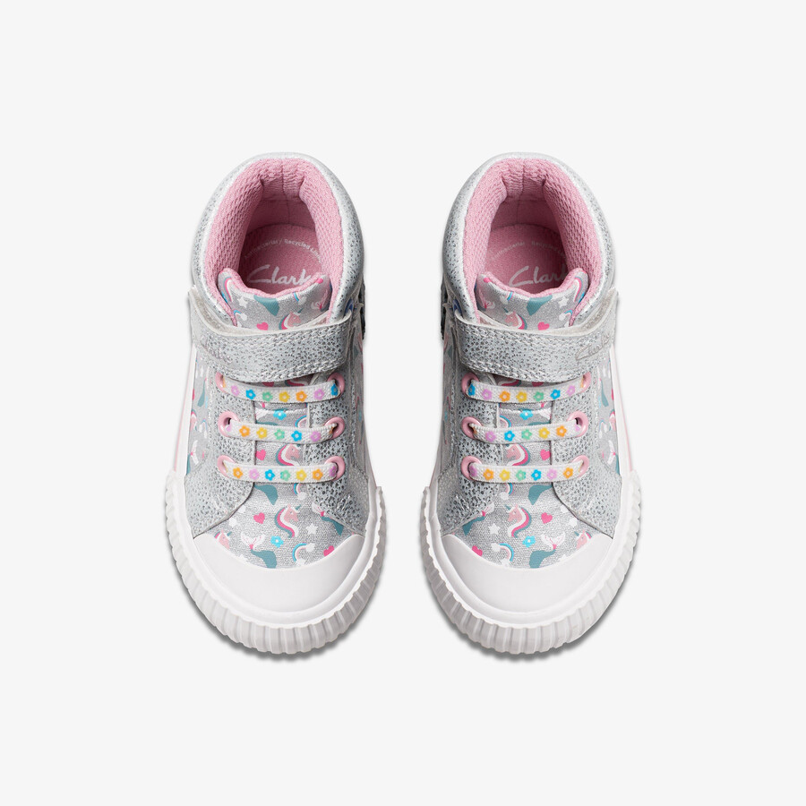 foxing halo hi peuter - zilver