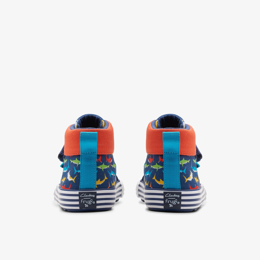 foxing save hi toddler - marineblauwe print