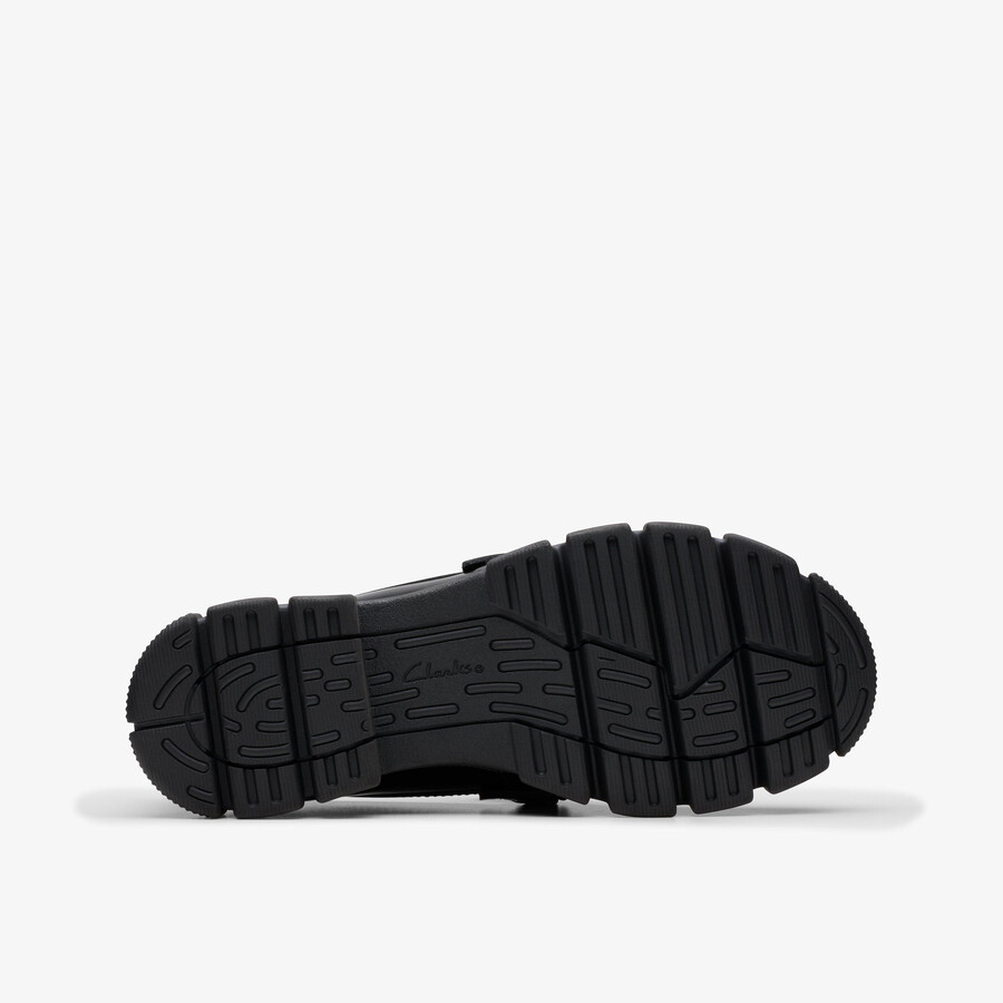 evyn walk kid - zwart lakleer