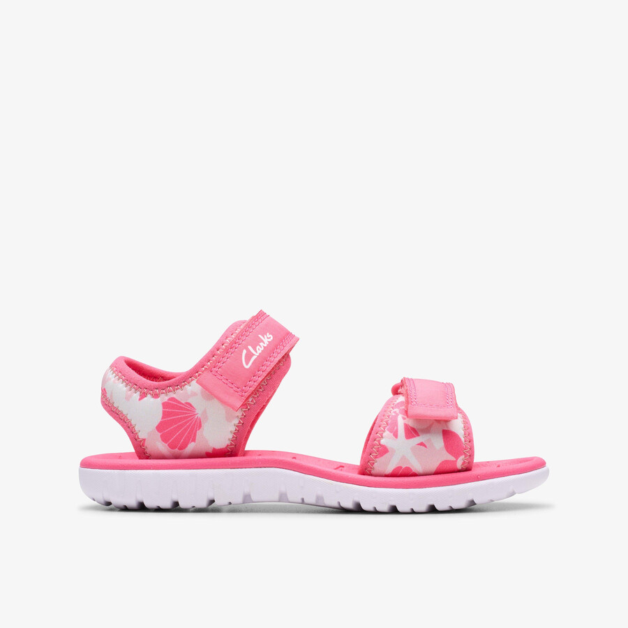 surfingtide kid - roze meerkleurig