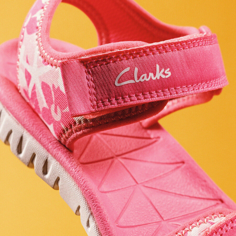 surfingtide kid - roze meerkleurig