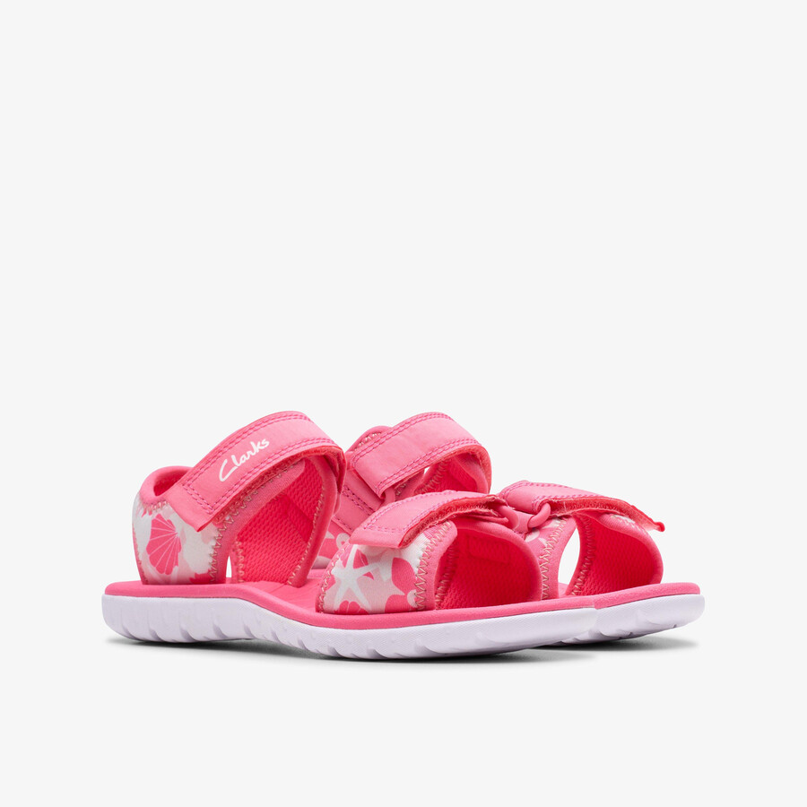 surfingtide kid - roze meerkleurig