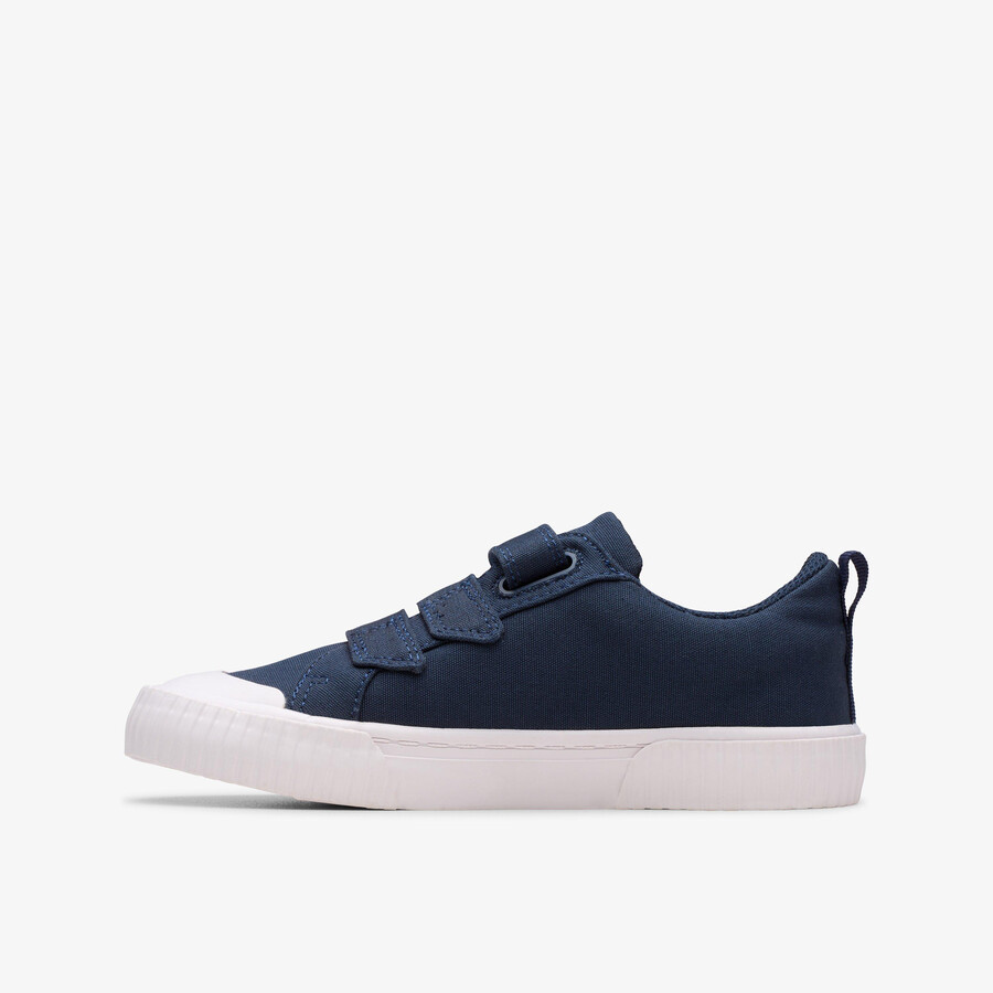 foxing vibe kid - marineblauw canvas