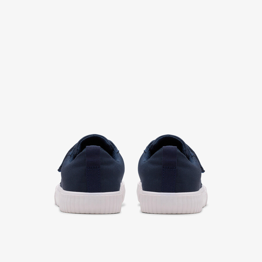 foxing vibe kid - marineblauw canvas