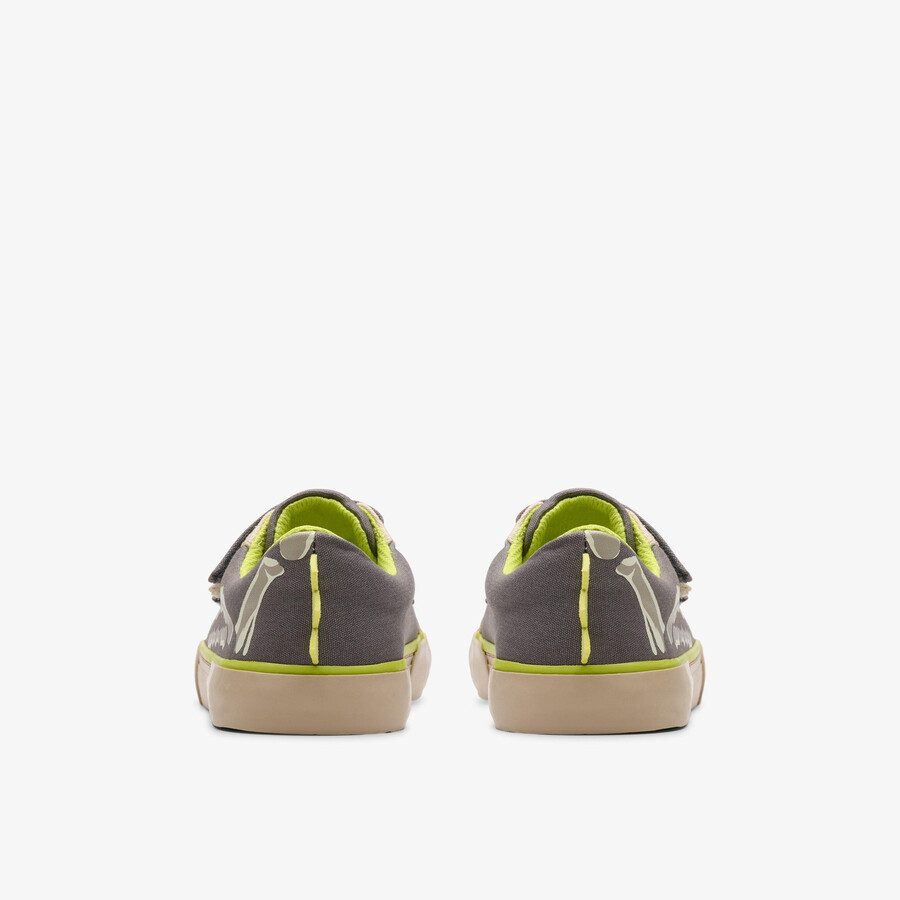 foxing stomp kid - grijs canvas