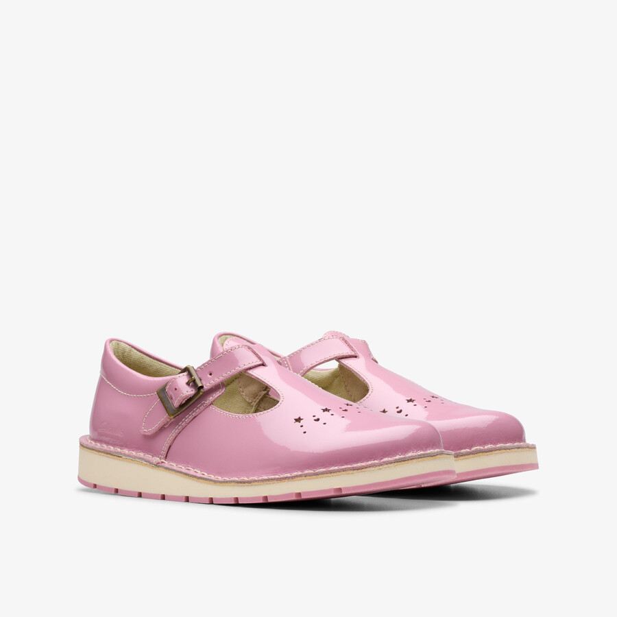 vrolijke skip kid - roze patent