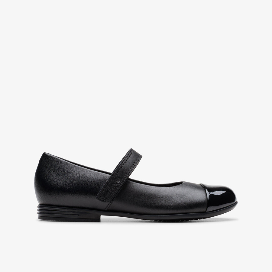 finja gem kid - zwart leer