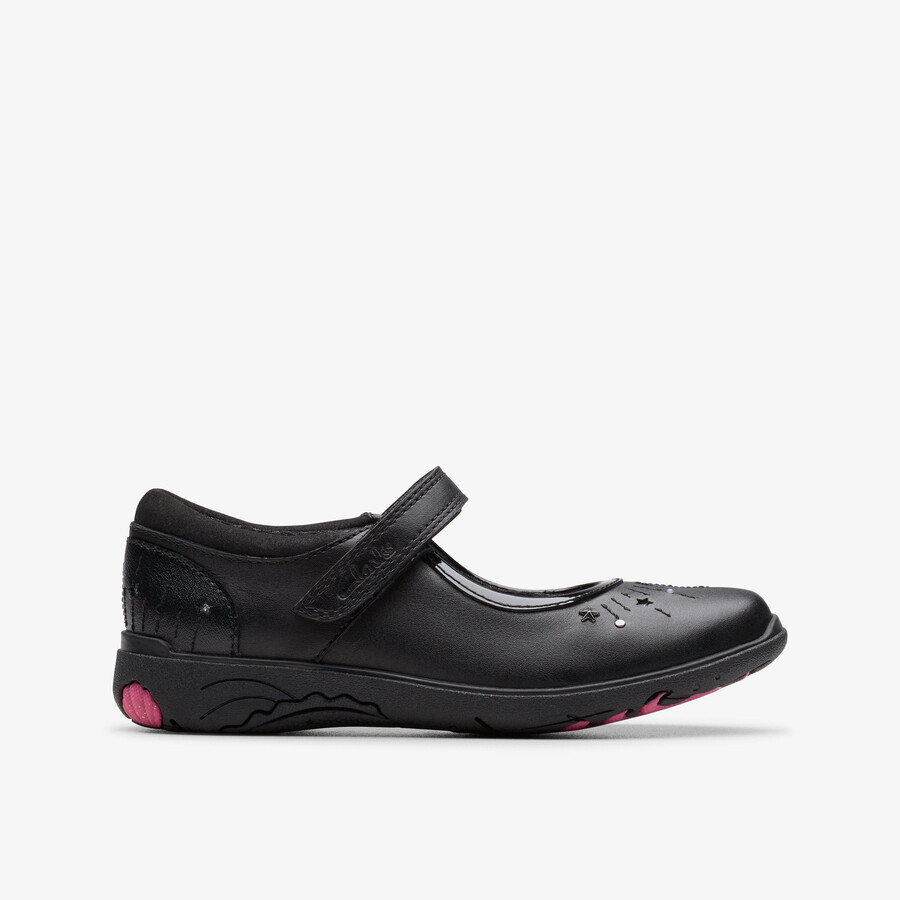 relda wish kid - zwart leer