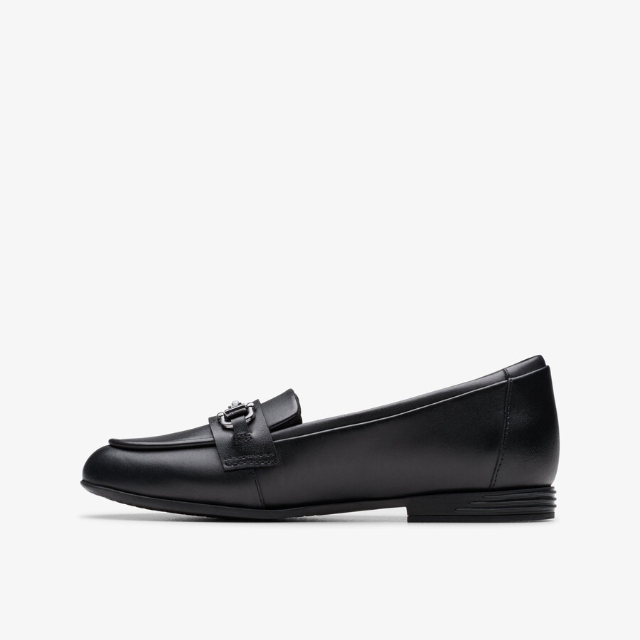 finja loafer older - zwart leer