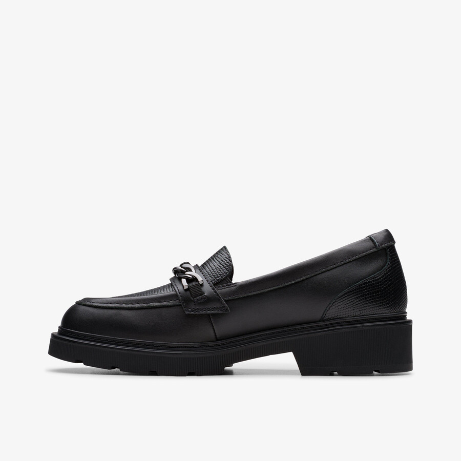 eris edge youth - zwart leer