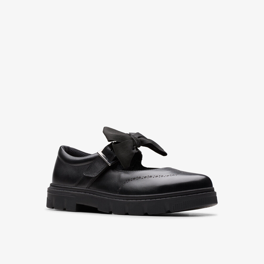 lorcam jane youth - zwart leer
