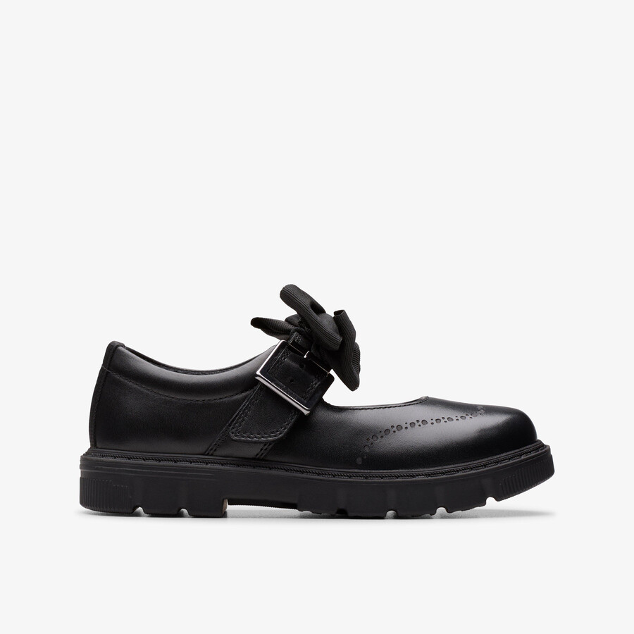 lorcam jane kid - zwart leer