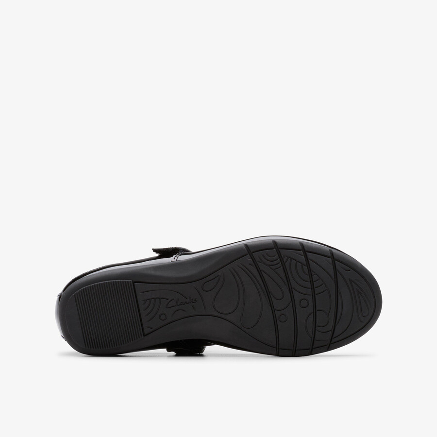 dance wish kid - zwart lakleer