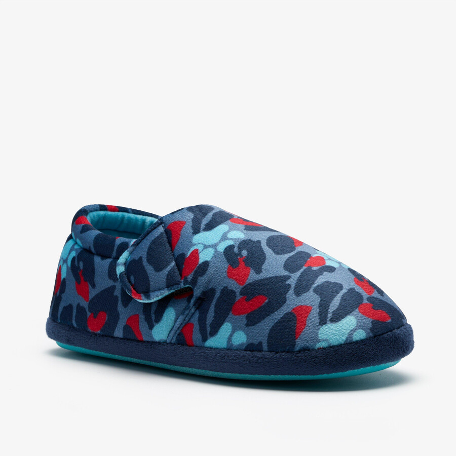 fluffy snug kid - blauwe camouflagecombinatie