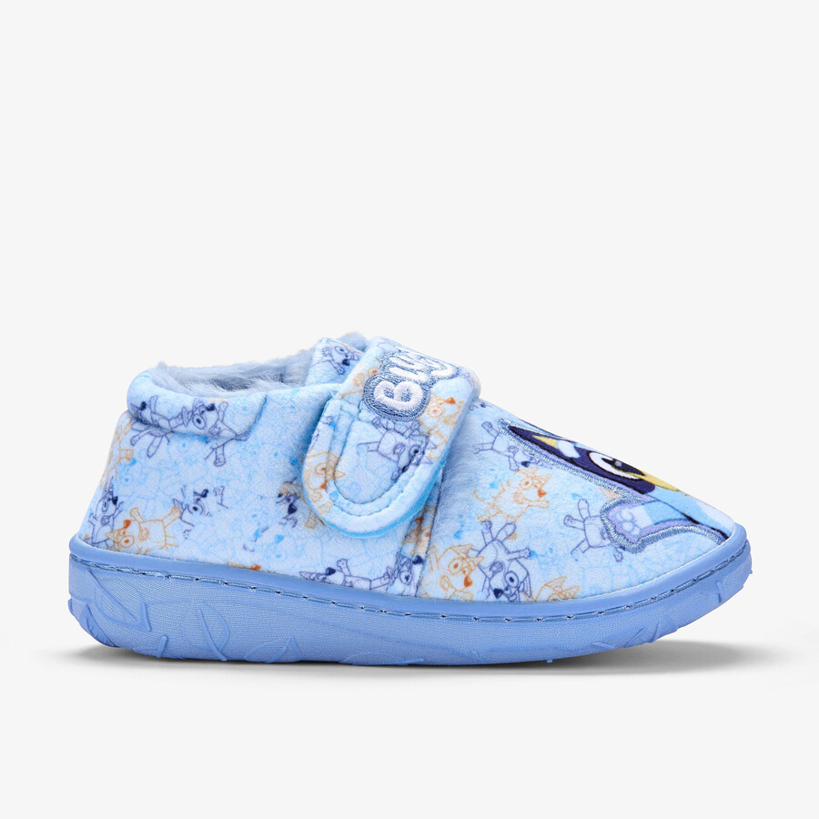 bluey slipper kid - blauw