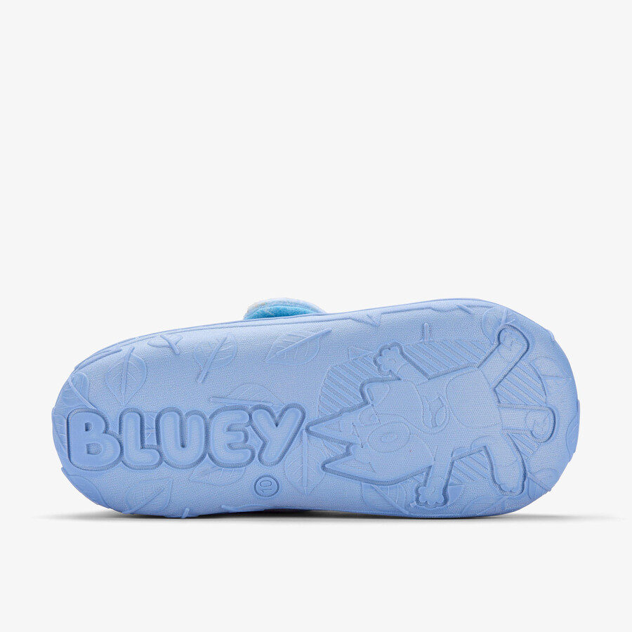 bluey slipper kid - blauw