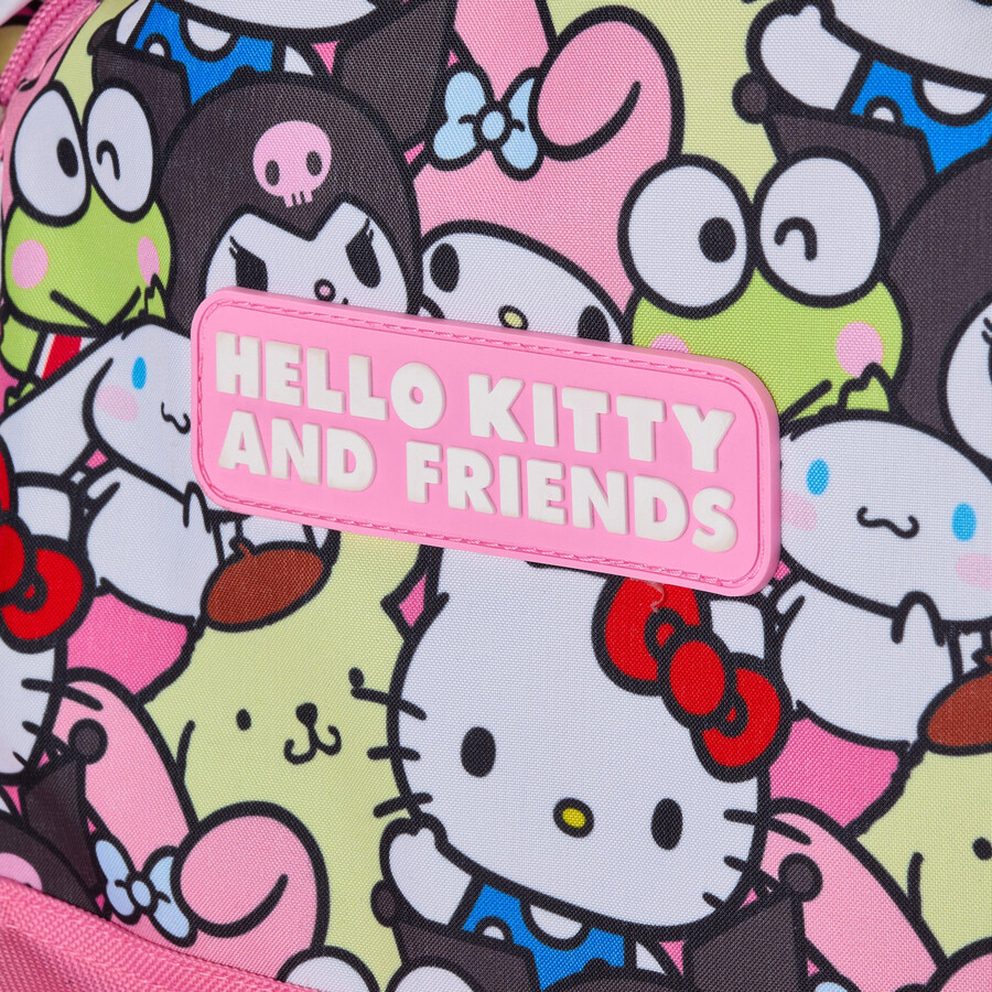 hello kitty friends rugzak - roze combinatie