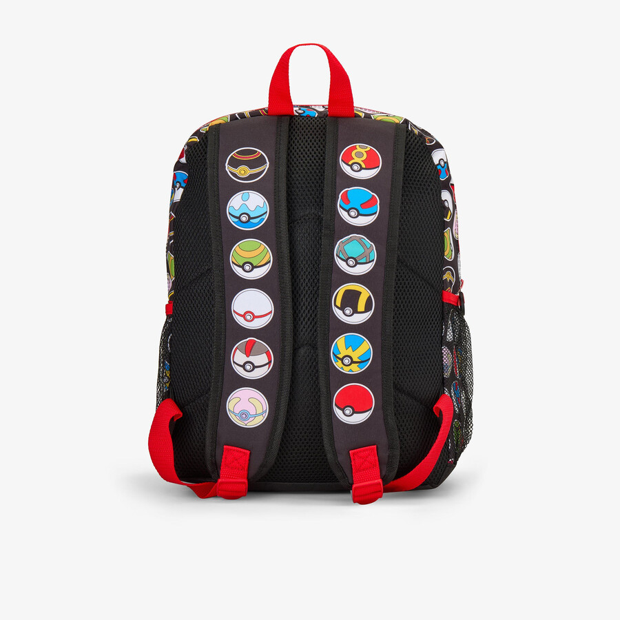 pokeball-rugzak - zwarte combinatie