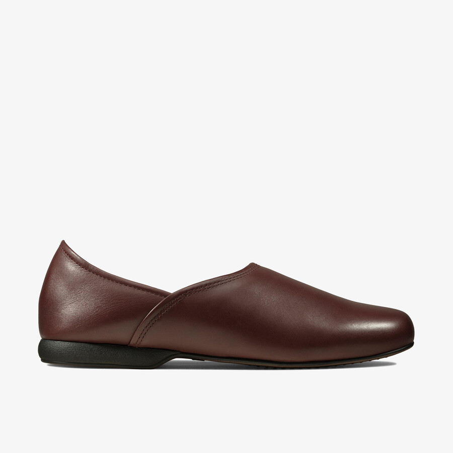harston elite slipper - bordeauxrood leer