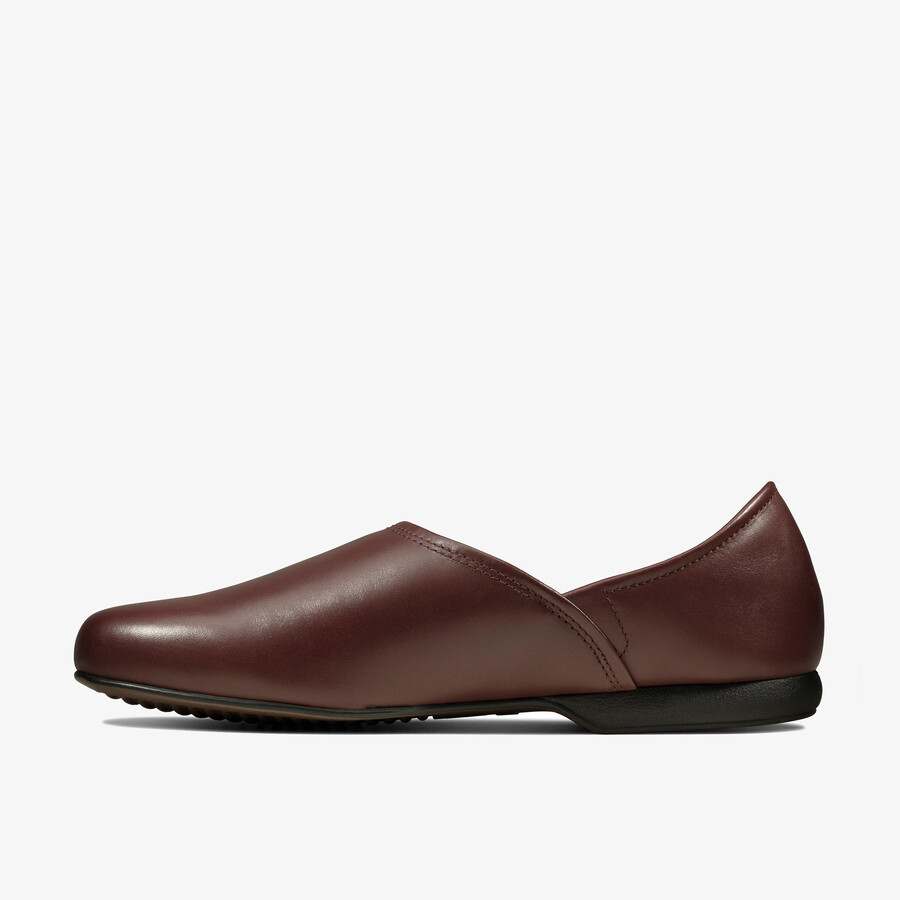 harston elite slipper - bordeauxrood leer