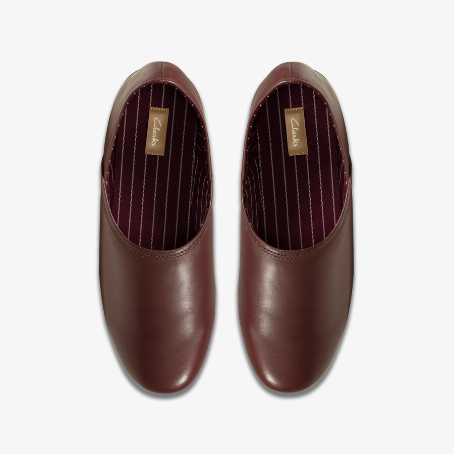 harston elite slipper - bordeauxrood leer