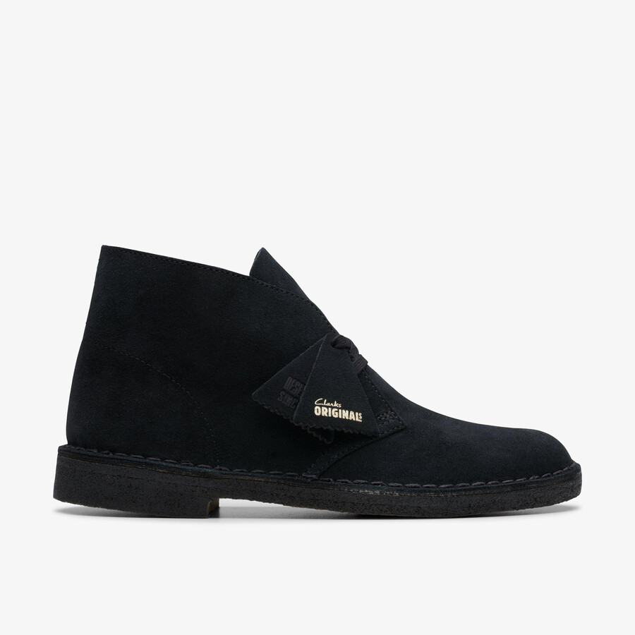 desert boot - zwart suède