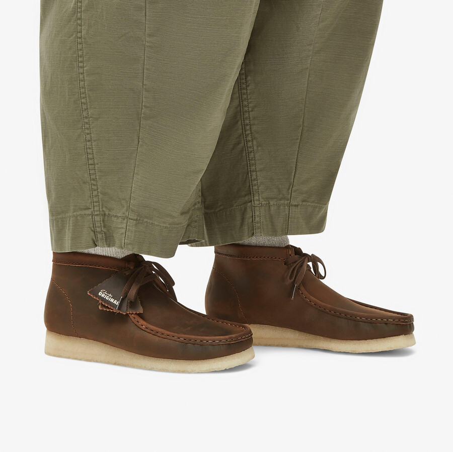 wallabee-laars - bijenwas