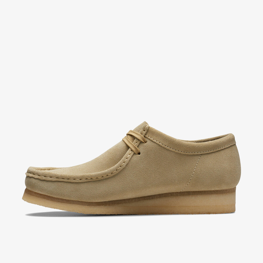 wallabee - esdoorn suède