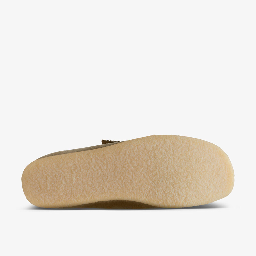 wallabee - esdoorn suède