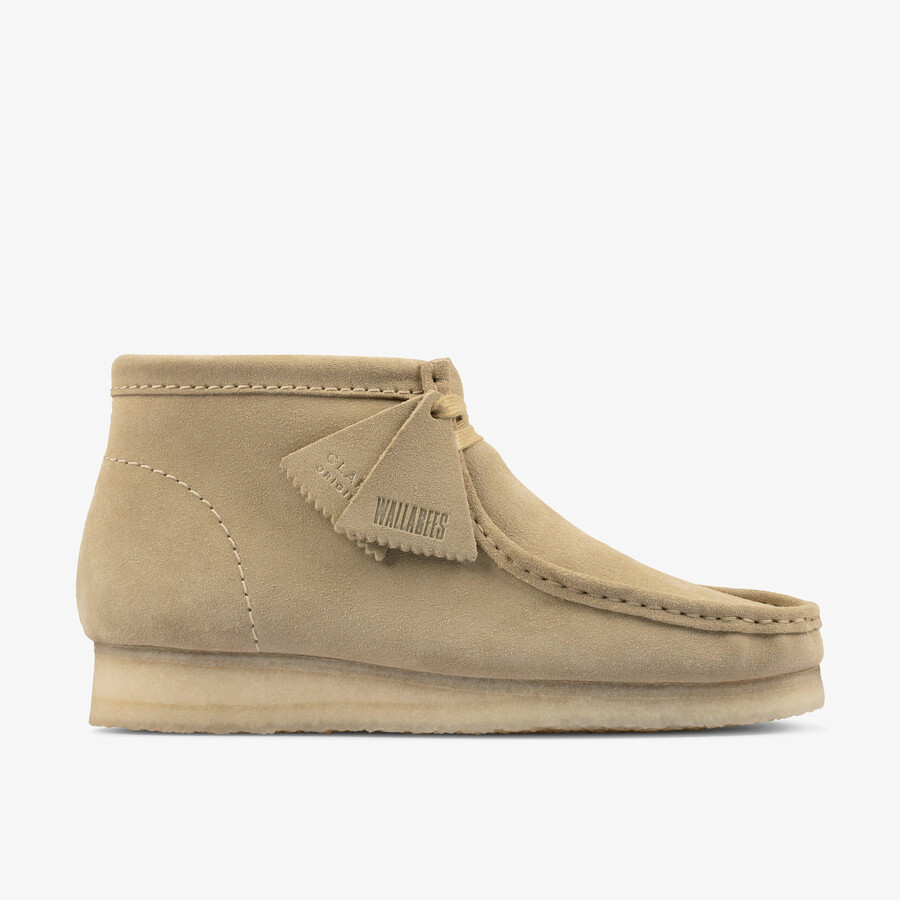 wallabee boot - esdoorn suède