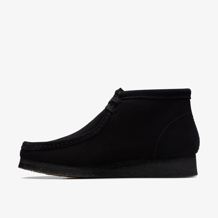 wallabee laars - zwart suède