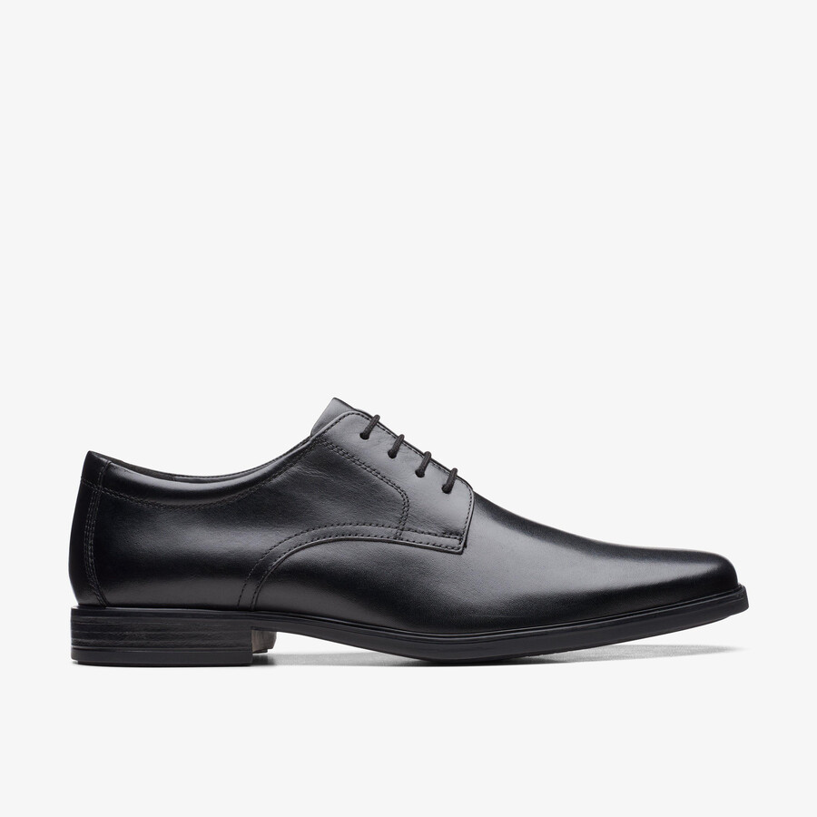 howard walk - zwart leer